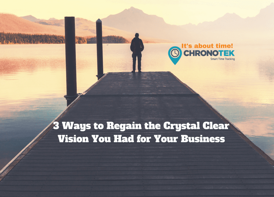 3 Ways to Regain the Crystal Clear Vision You Had for Your Business