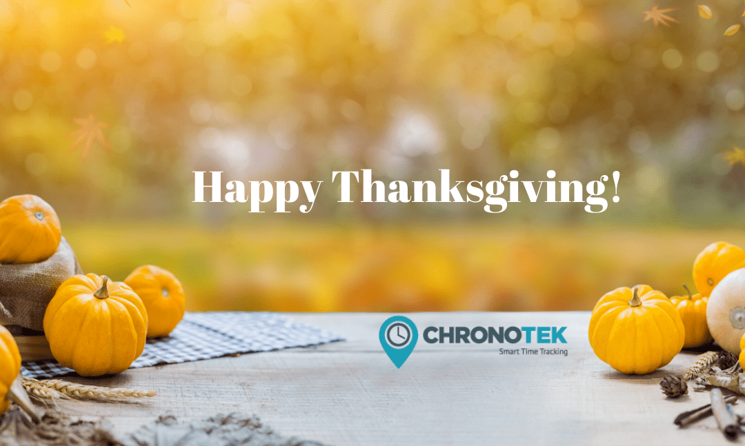 Happy Thanksgiving from Chronotek
